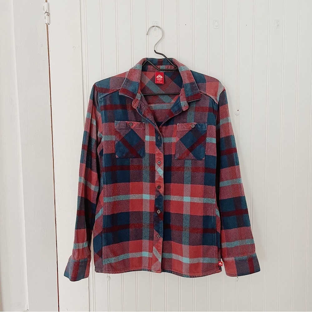 EMS Women’s Thick Cabin Flannel Long-Sleeve Shirt - Size Large
